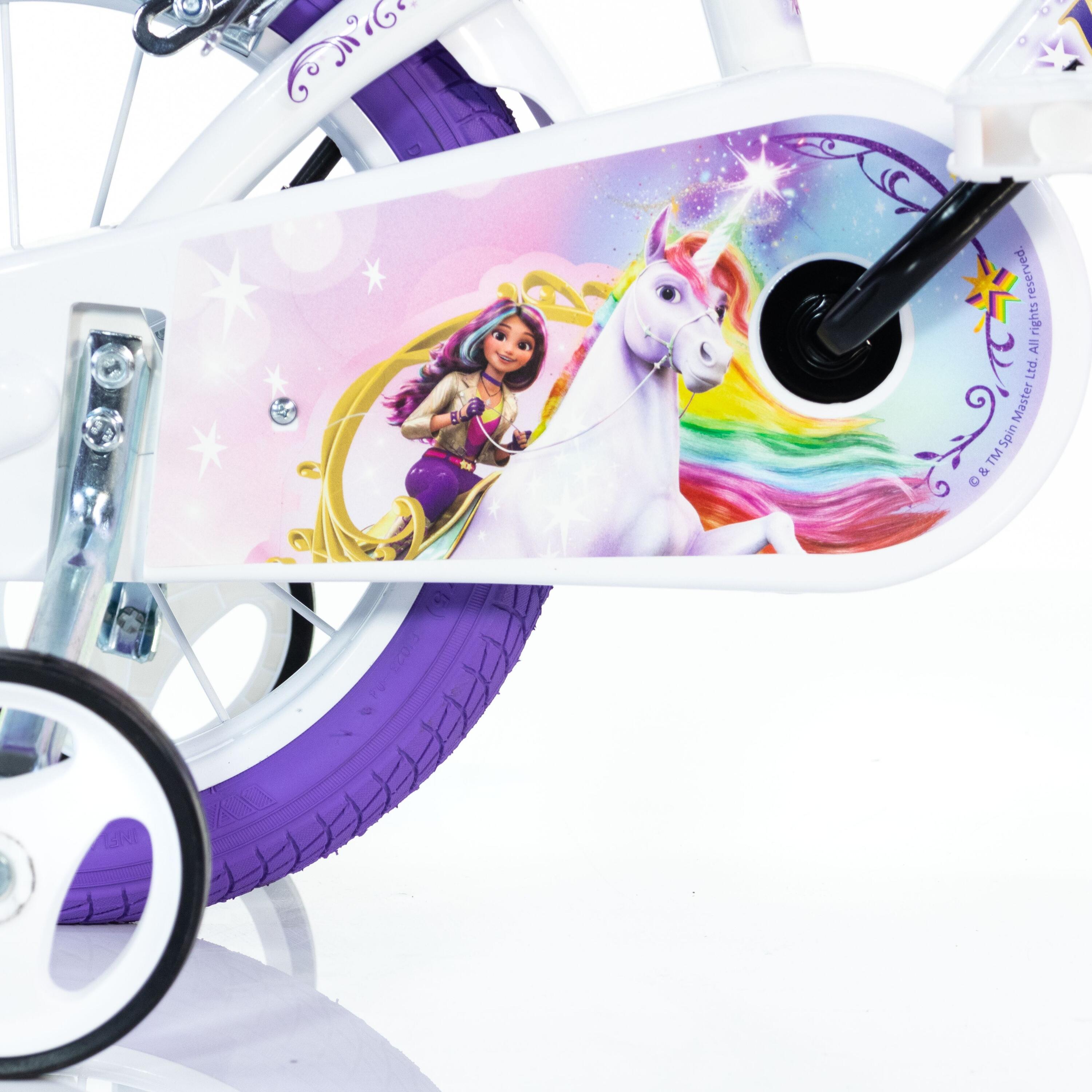 Kinderfiets 14 inch 4-6 jaar Unicorn Academy 2/6