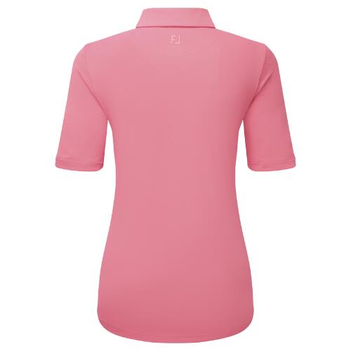 FootJoy Half-Sleeve Solid Pique Dames Roze 2/2