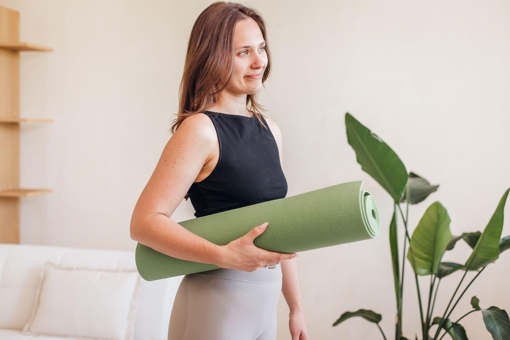 Lotus Yogamat travel olijfgroen 3/5
