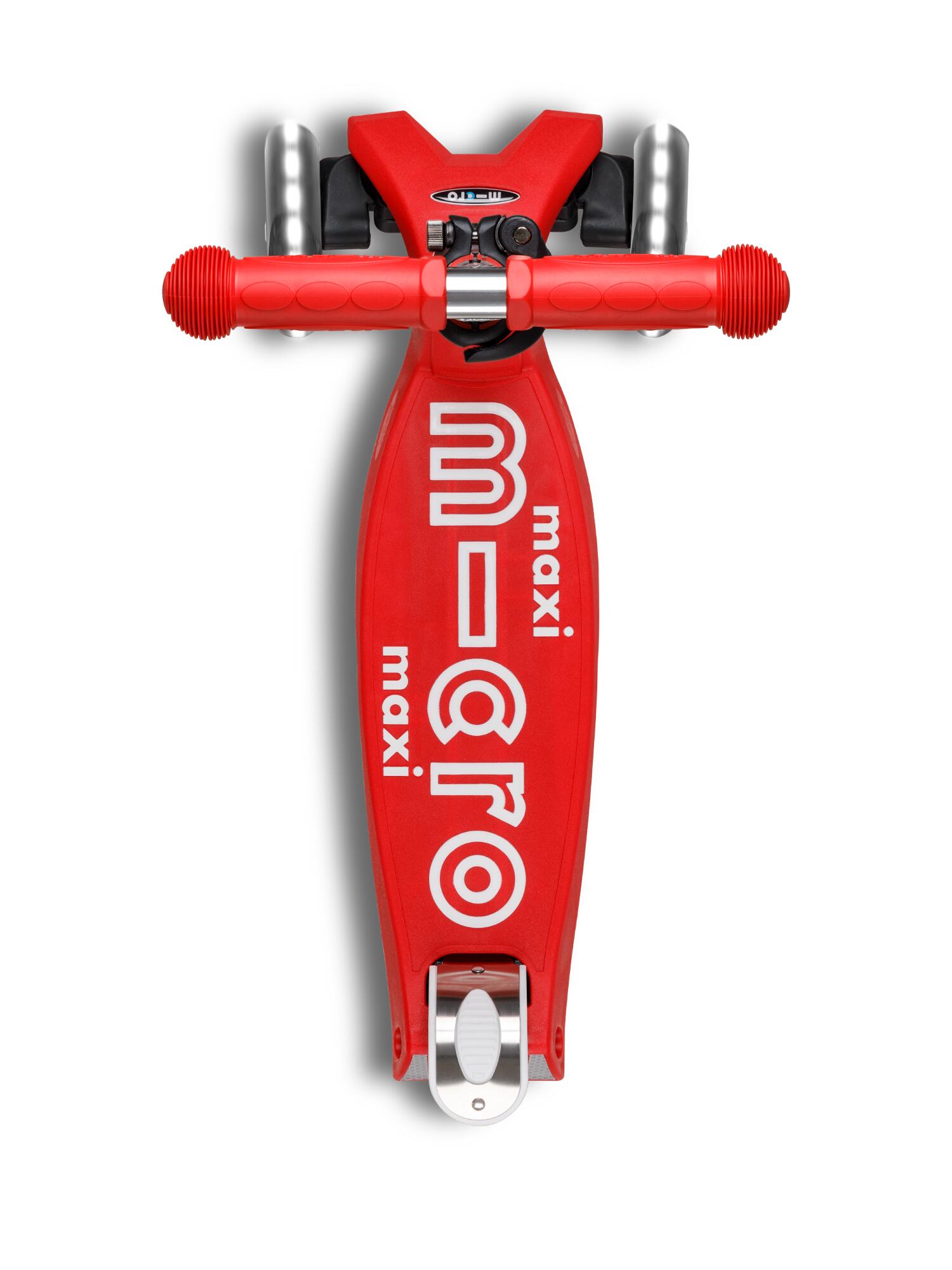 Patinete Infantil  Micro Maxi Deluxe Plegable LED Rojo 4/7