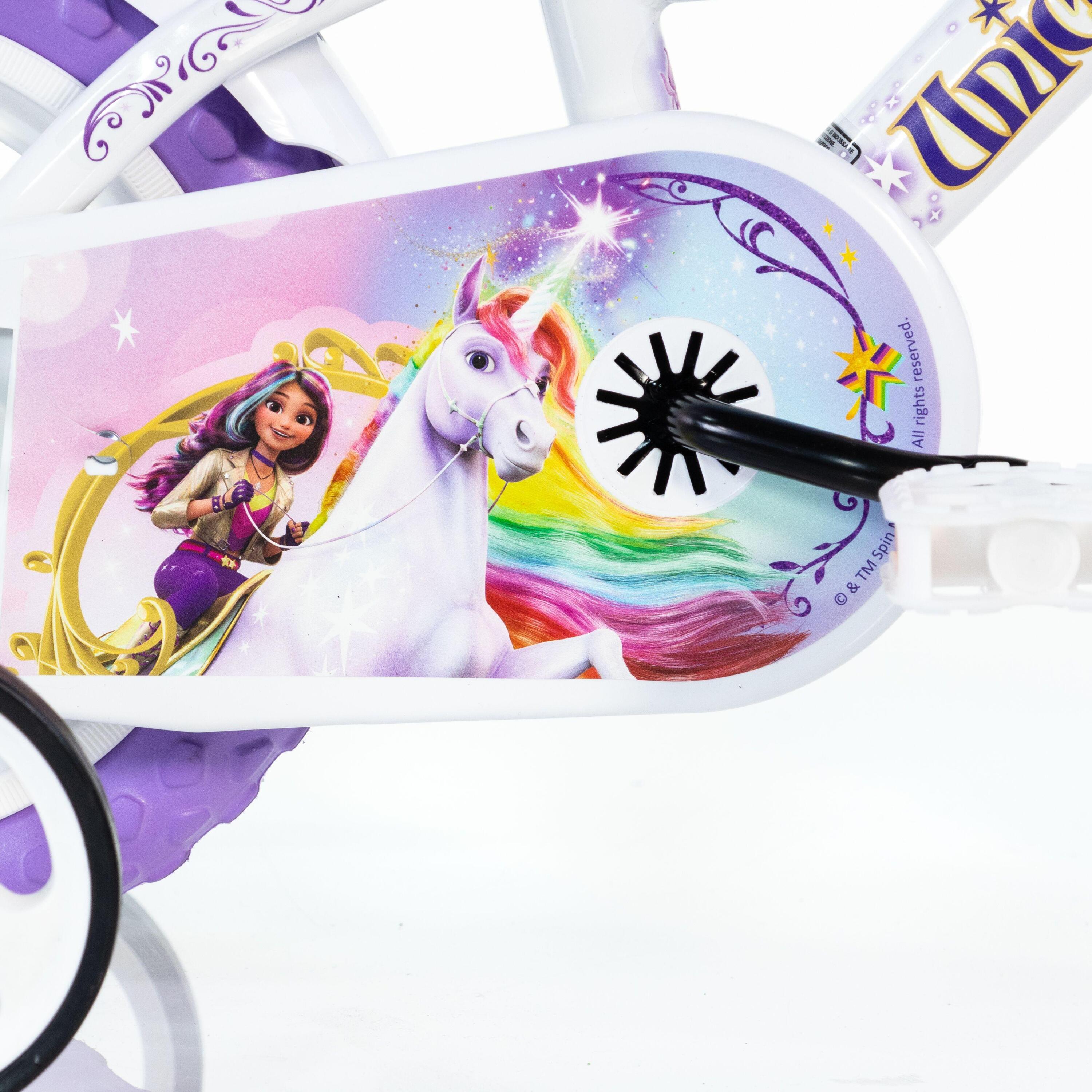 Dino Unicorn Academy 12 Inch Bicycle 2/5