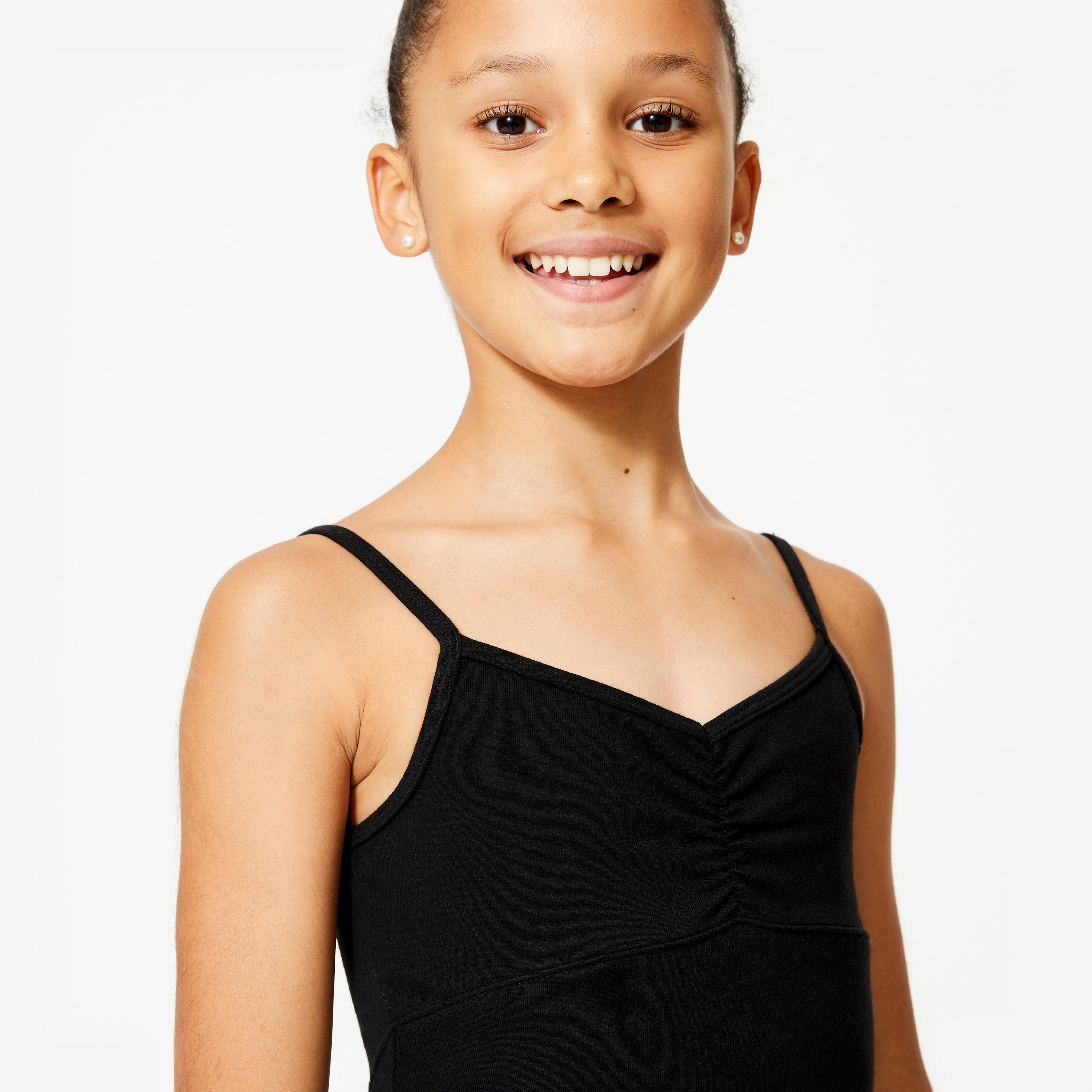 Starever - Seconde Vie - Justaucorps Danse Classique Noir Fines Bretelles Filles - Très Bon - Justaucorps - Incolore|noir - 8 À 10 Ans - Decathlon