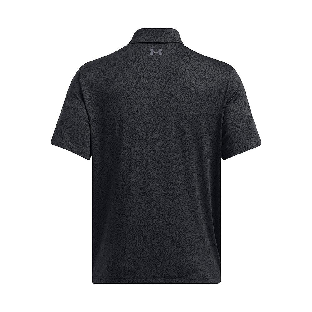 Under Armour Heren Playoff Golfpolo 3.0 Printed-Black Antracite 2/2