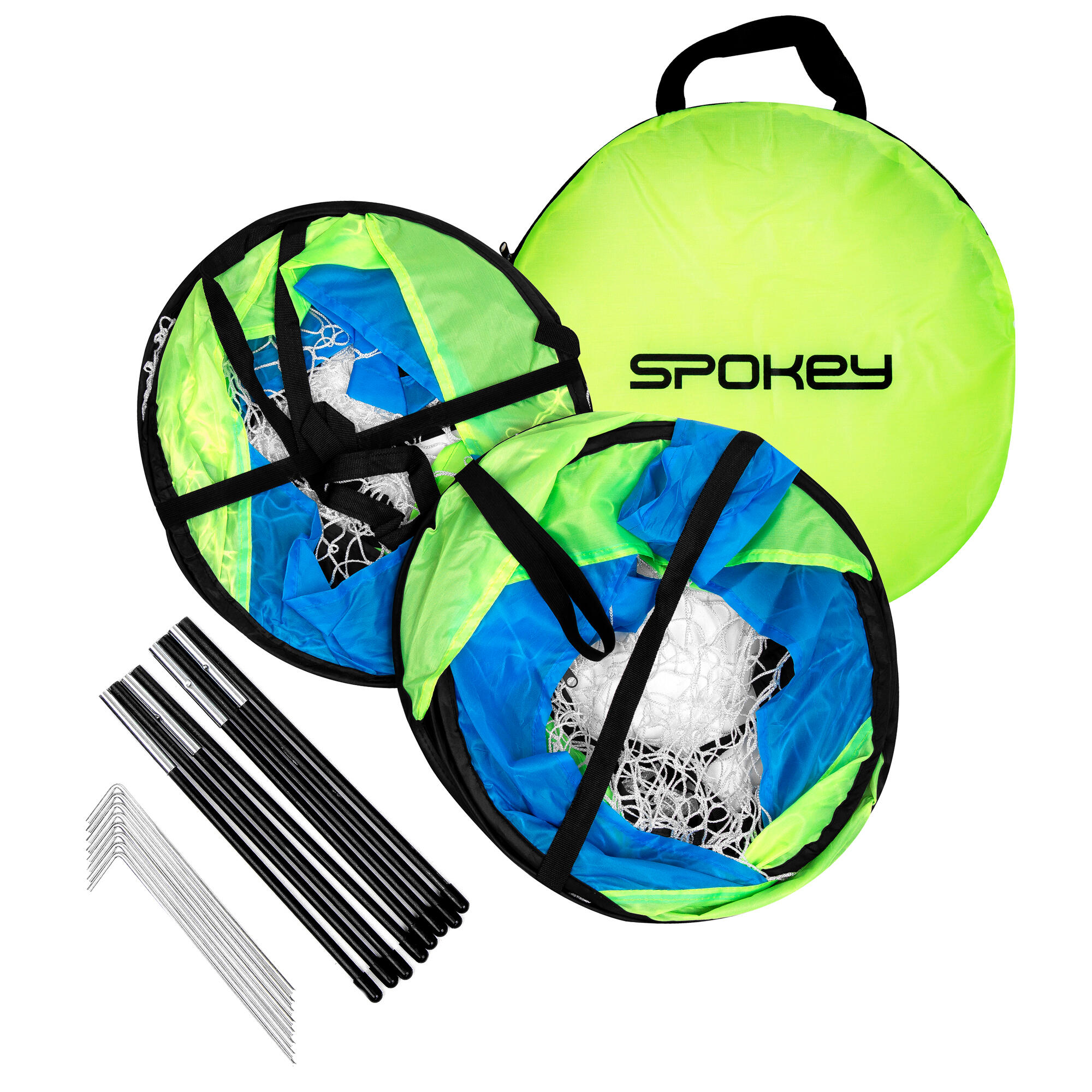 Juego de dos porterías de fútbol desplegables Spokey Goalkeeper II 5/7