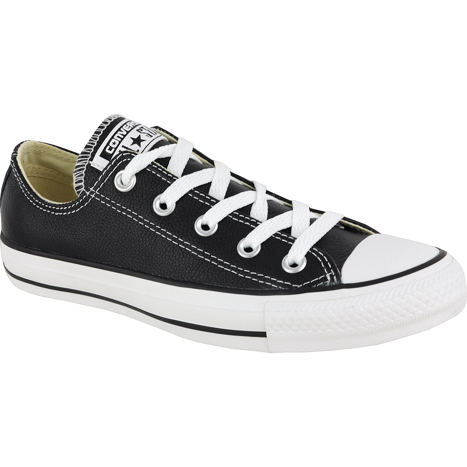 Converse Chuck Taylor Ox Leather, Czarny