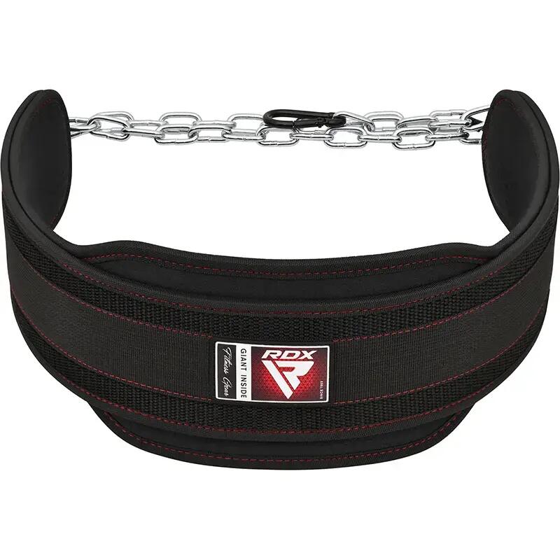 T7 Pro Dips Belt Black with 91.4 cm Steel Chain