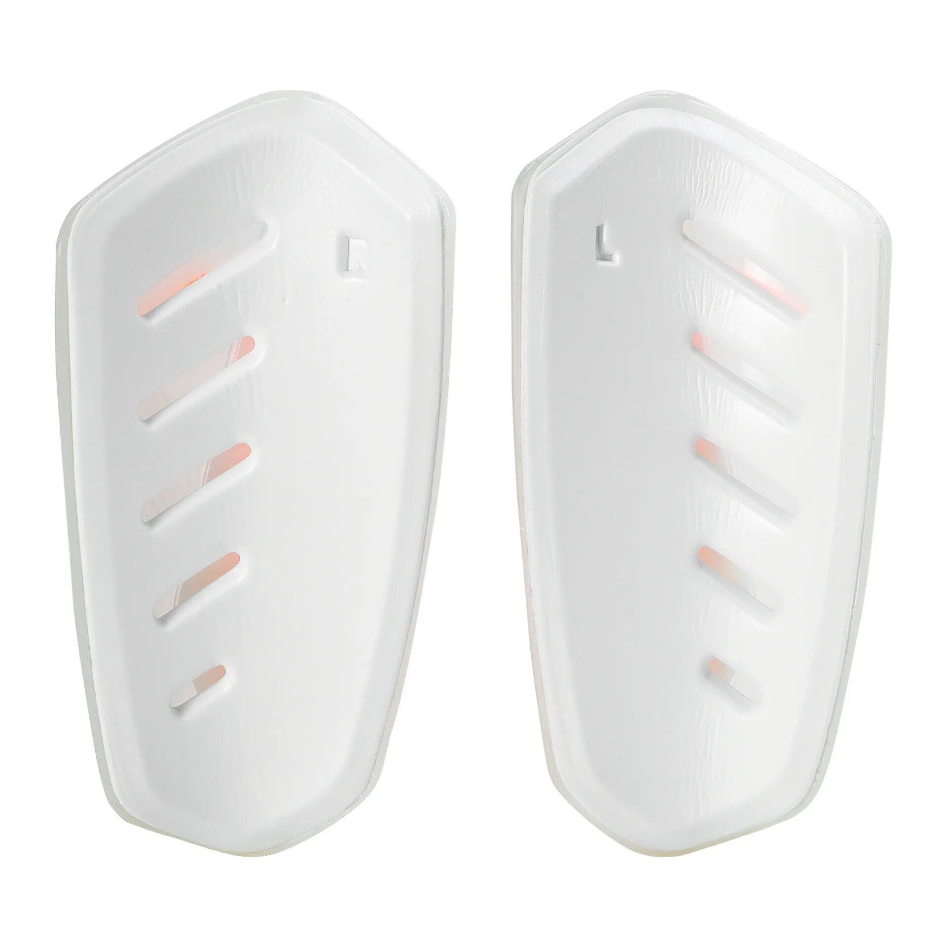 Caneleira leve Ultra Flex PUMA White Glowing Red 3/4