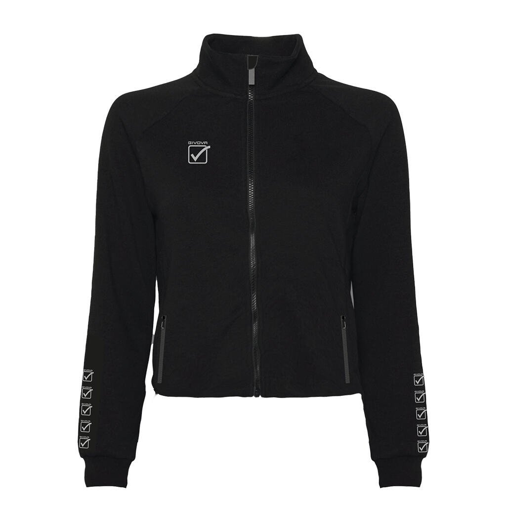 Givova - Veste De Survêtement Zippé Femme Givova Dea - Veste - Noir - 48 Xl - Decathlon