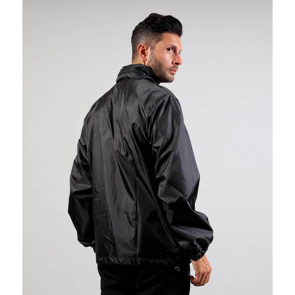 Czarna Kurtka Sportowa Givova Windproof dla Mężczyzn - Rozmiar L