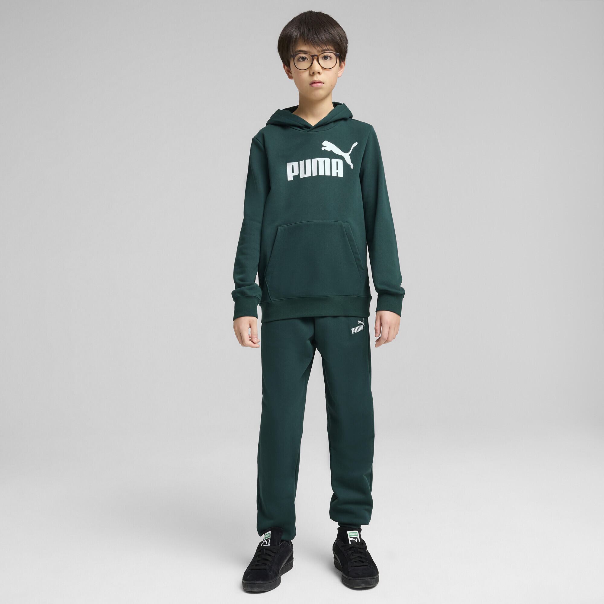 ESS No. 1 Logo Jogginghose Jungen PUMA Dark Myrtle Green 5/7