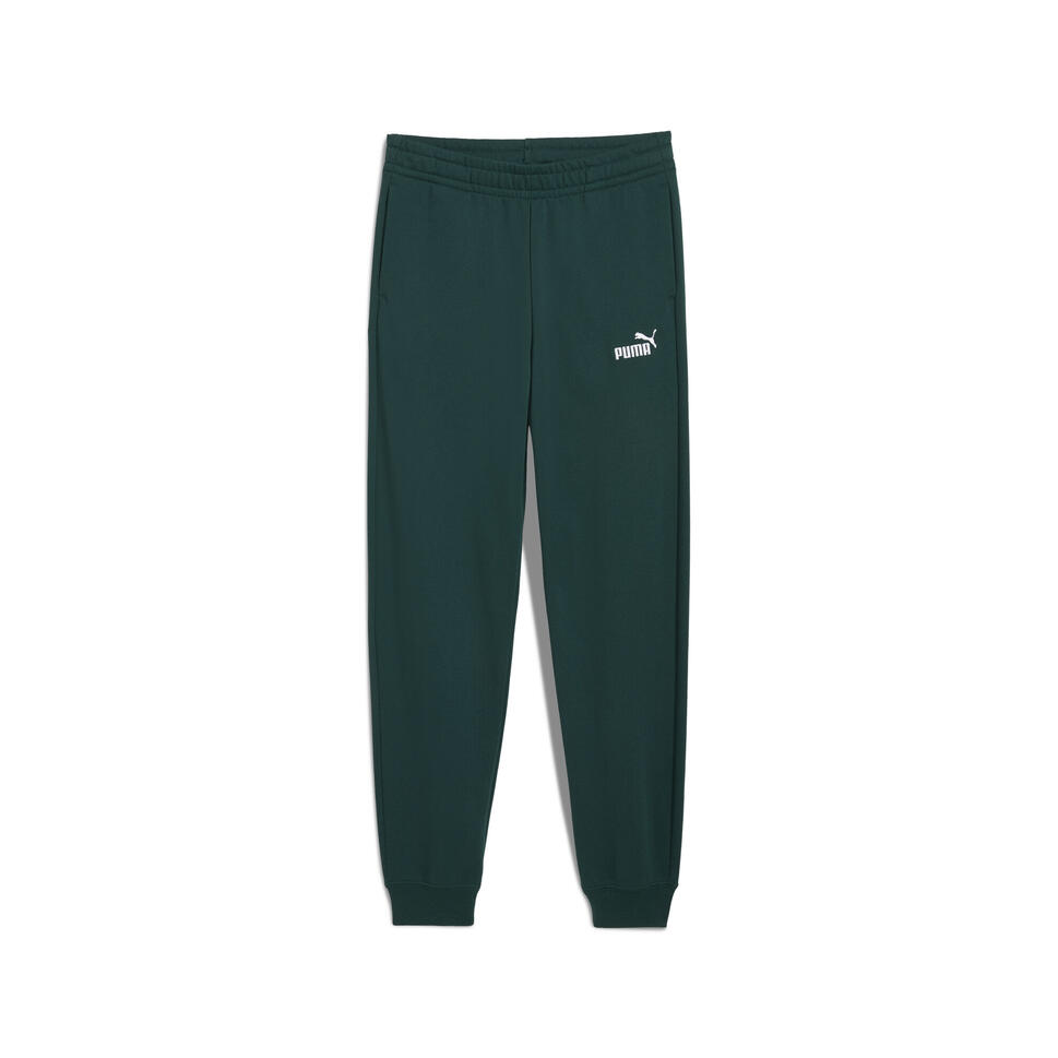 Młodzieżowe spodnie dresowe ESS z logo No. 1 PUMA Dark Myrtle Green