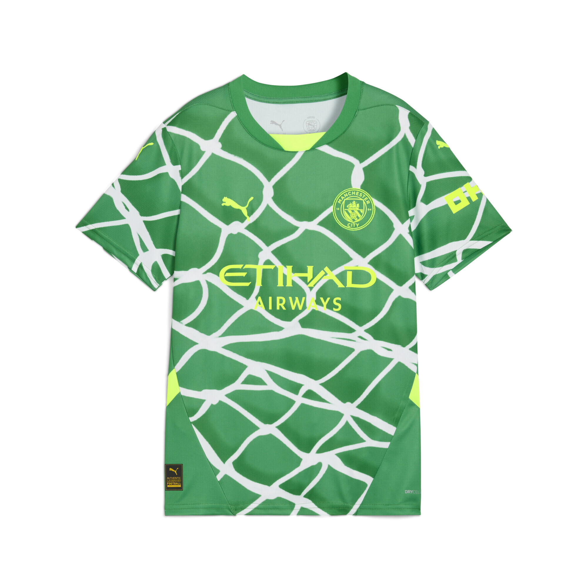 PUMA Camiseta de portero Manchester City 24/25 Niño PUMA Grassy Green Yellow Alert