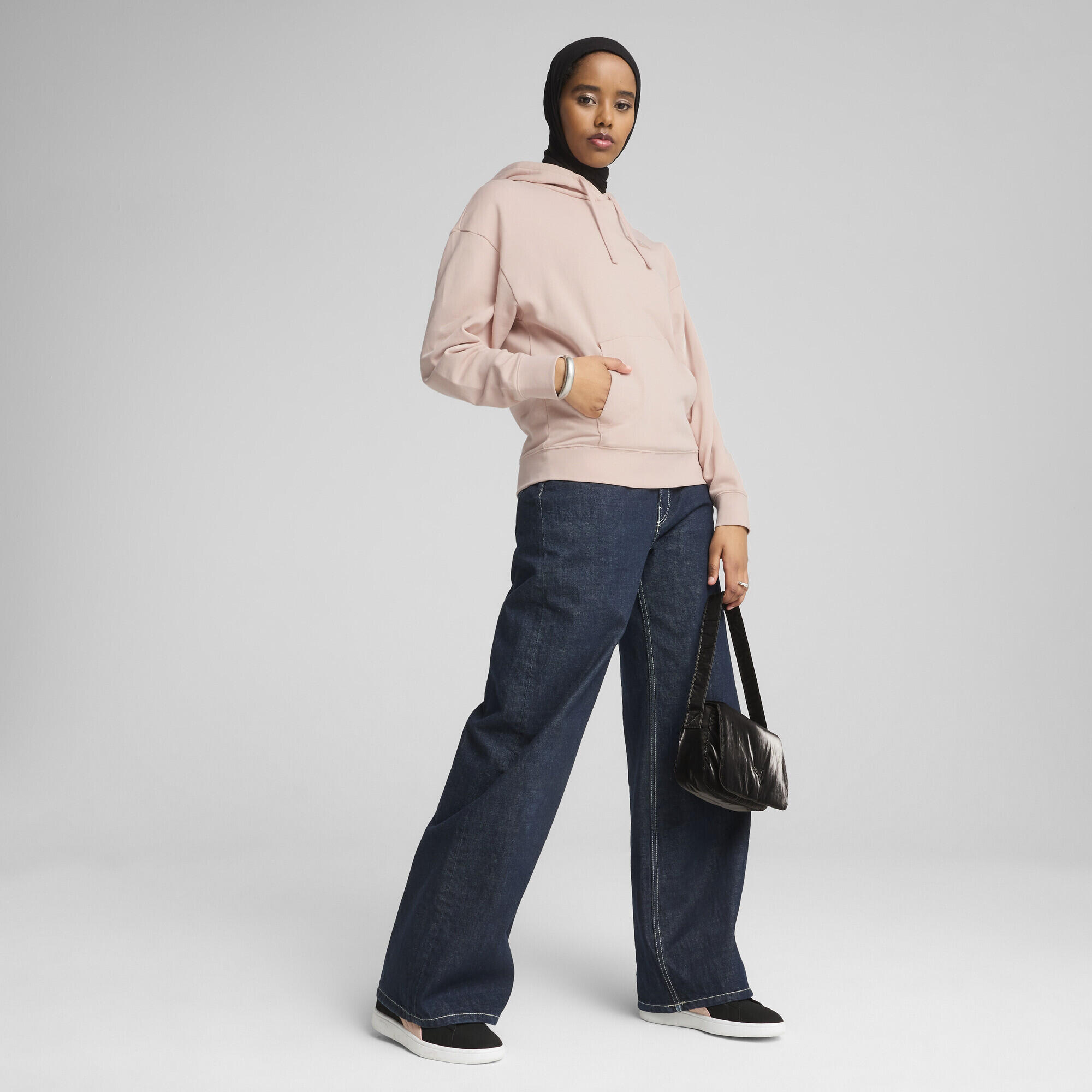 Sudadera con capucha ESS ELEVATED Comfort Mujer PUMA Rose Quartz Pink 4/7