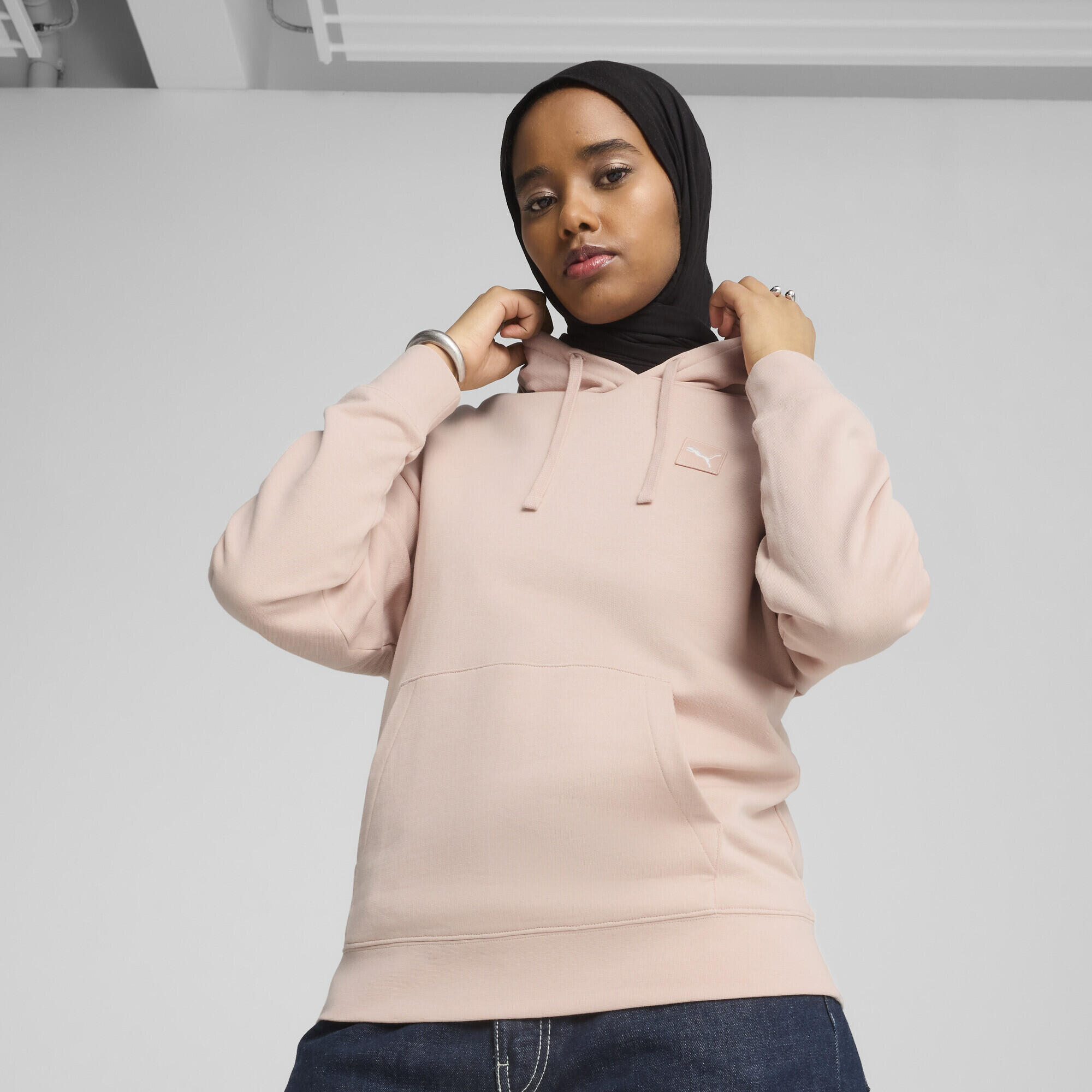 Sudadera con capucha ESS ELEVATED Comfort Mujer PUMA Rose Quartz Pink 2/7