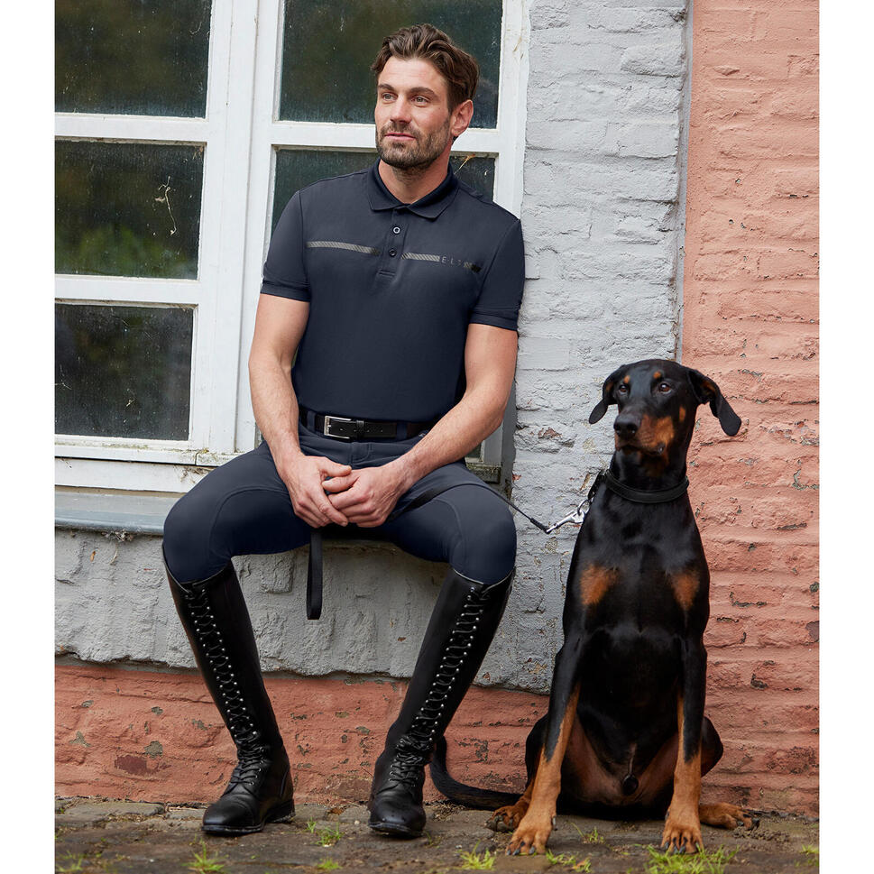 Koszulka polo do jazdy konnej ELT Michigan