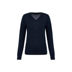 Pull merinos col V femme Kariban Premium
