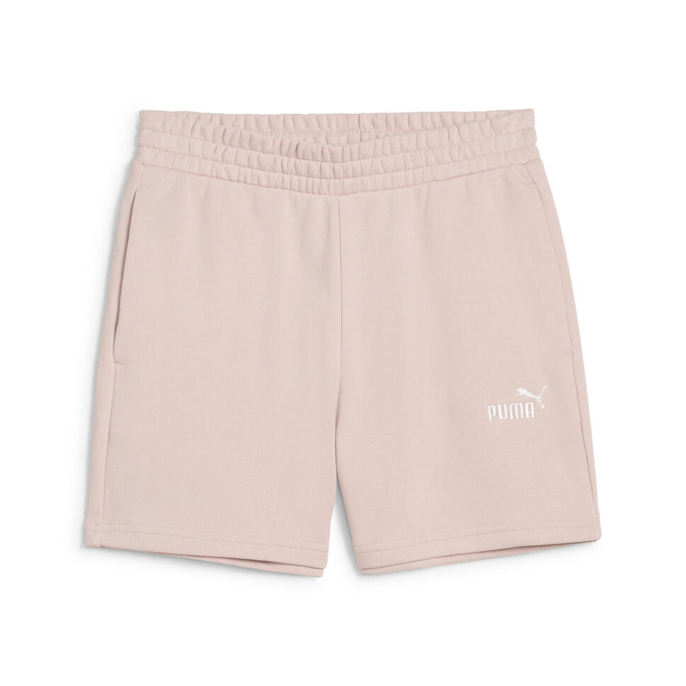 Damskie szorty z wysokim stanem i małym logo No.1 ESS 5'' PUMA Rose Quartz Pink
