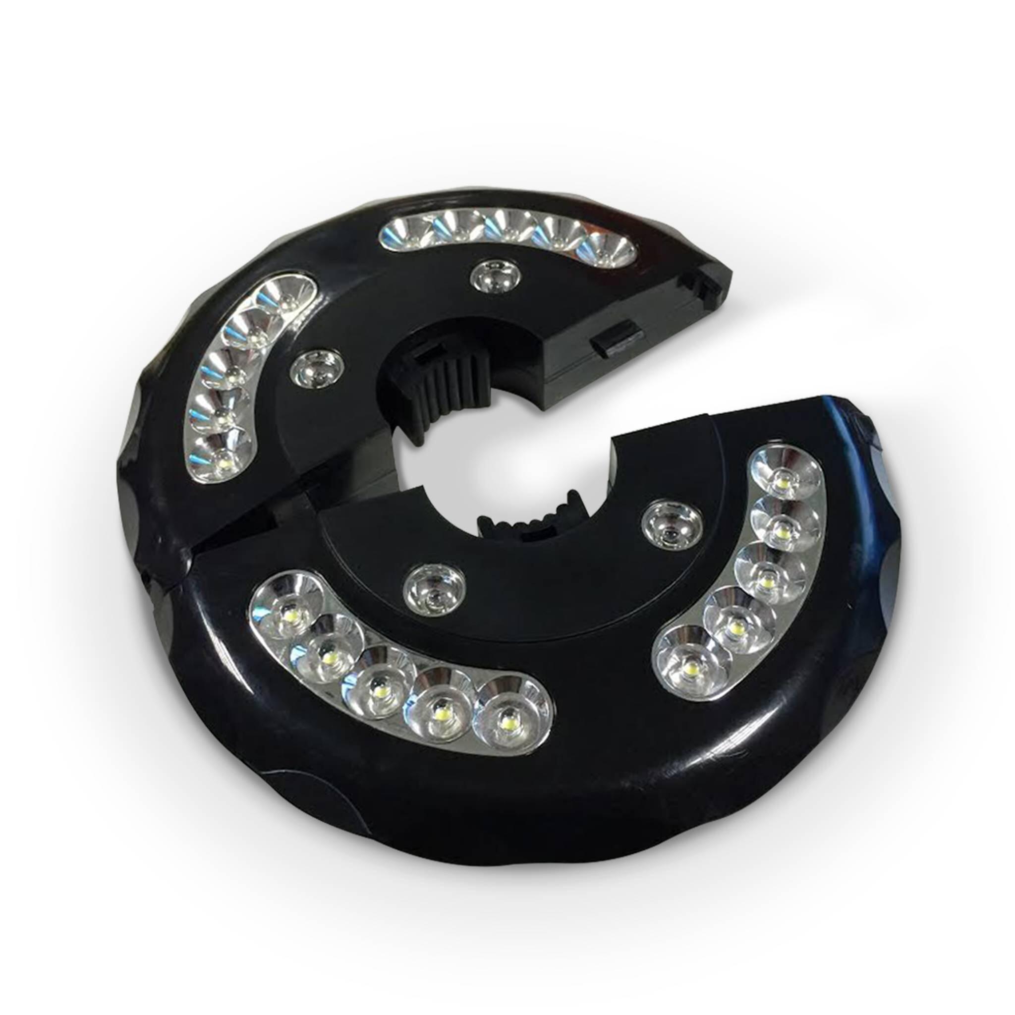 Lámpara LED para sombrilla deportada, Negro 2/5