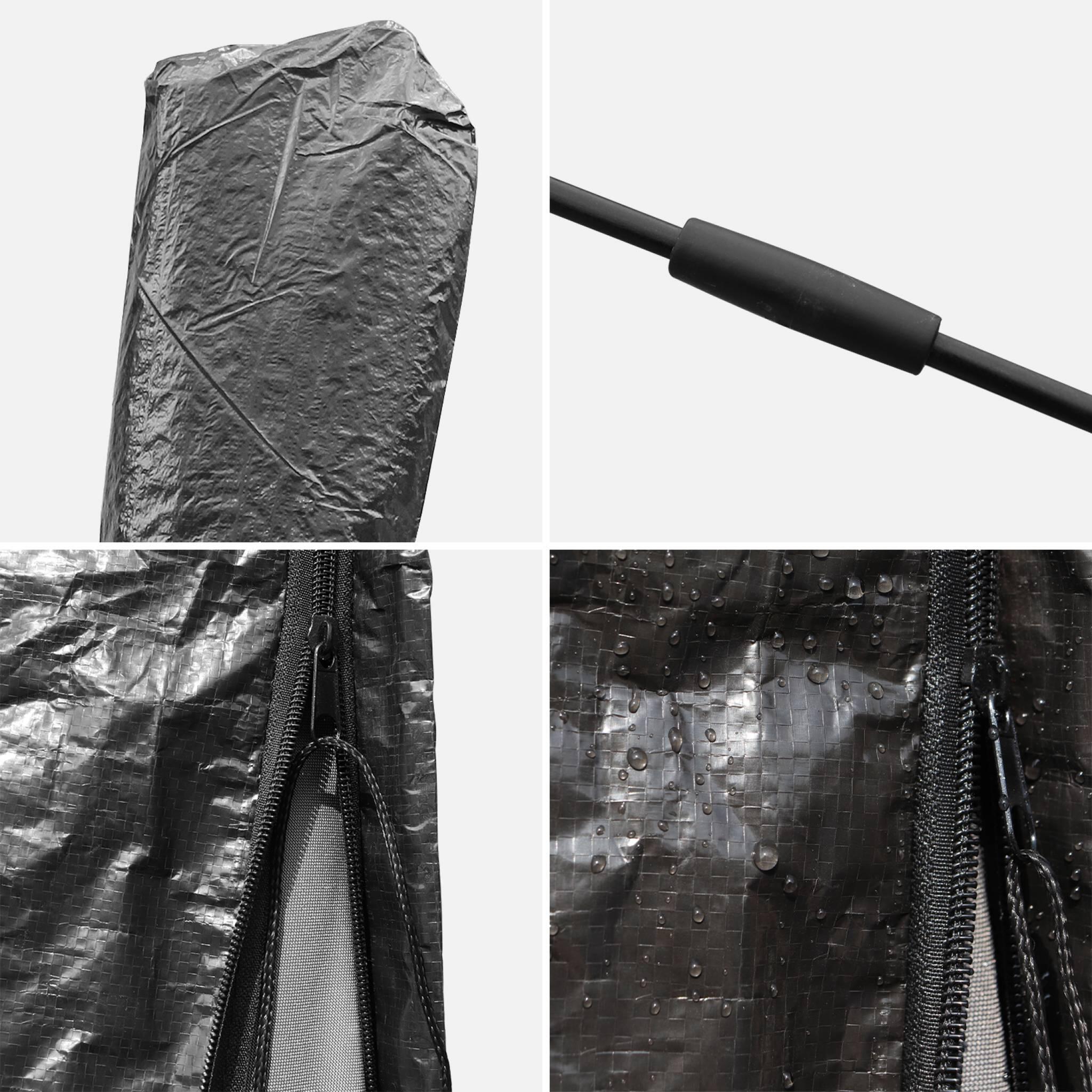 Funda 3x4m protectora, Negro 3/4