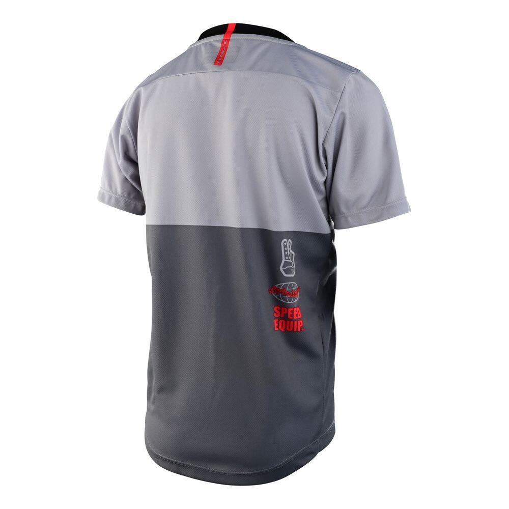Maillot VTT FLOWLINE décontracté à manches courtes pour enfant Noir 2/2