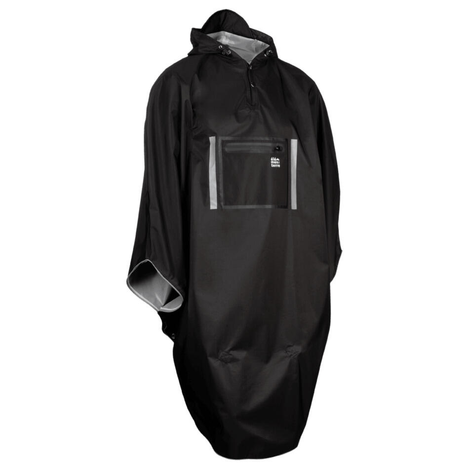 Elementerre - Poncho De Pluie Élémenterre Satgat - Poncho - Noir - No Size - Decathlon