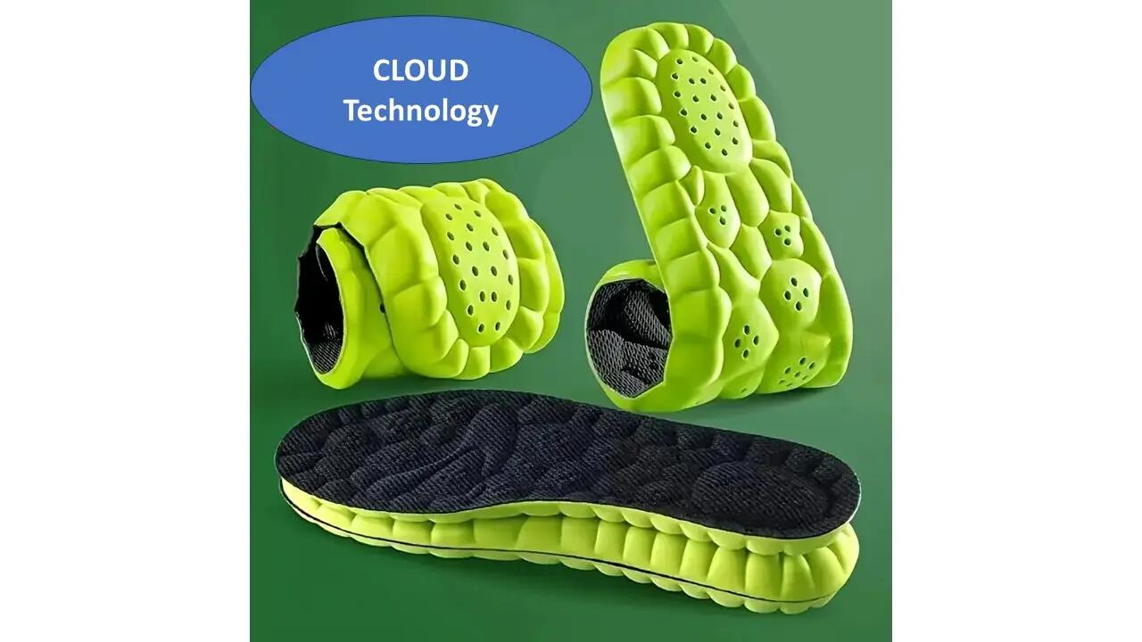 2 db-os CloudFoam Sport talpbetét készlet, ütéscsillapítással, állítható 4/4