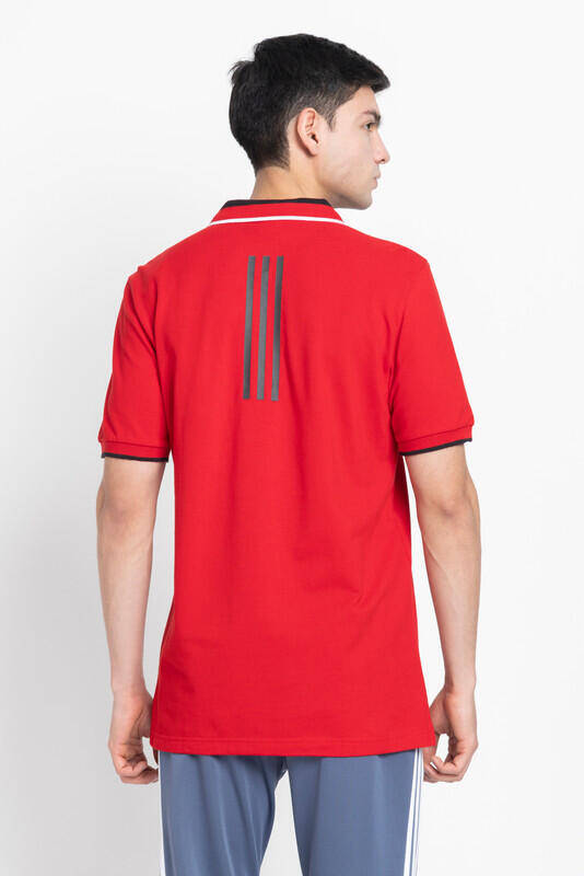 Adidas ESS Core Polo Men Training Polo Shirts Red -  5