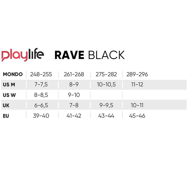 PLAYLIFE Rave Black 80 role fitness inline
