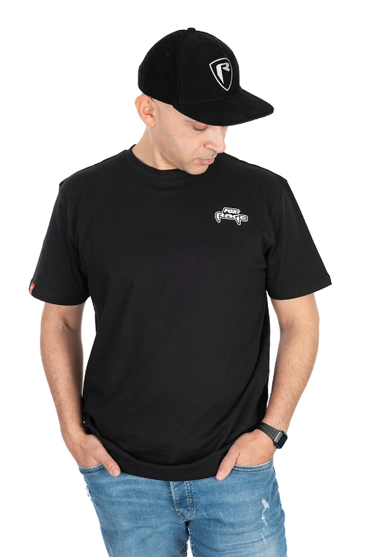 T-shirt Fox Rage Ragewear homme 100% coton noir 2/6