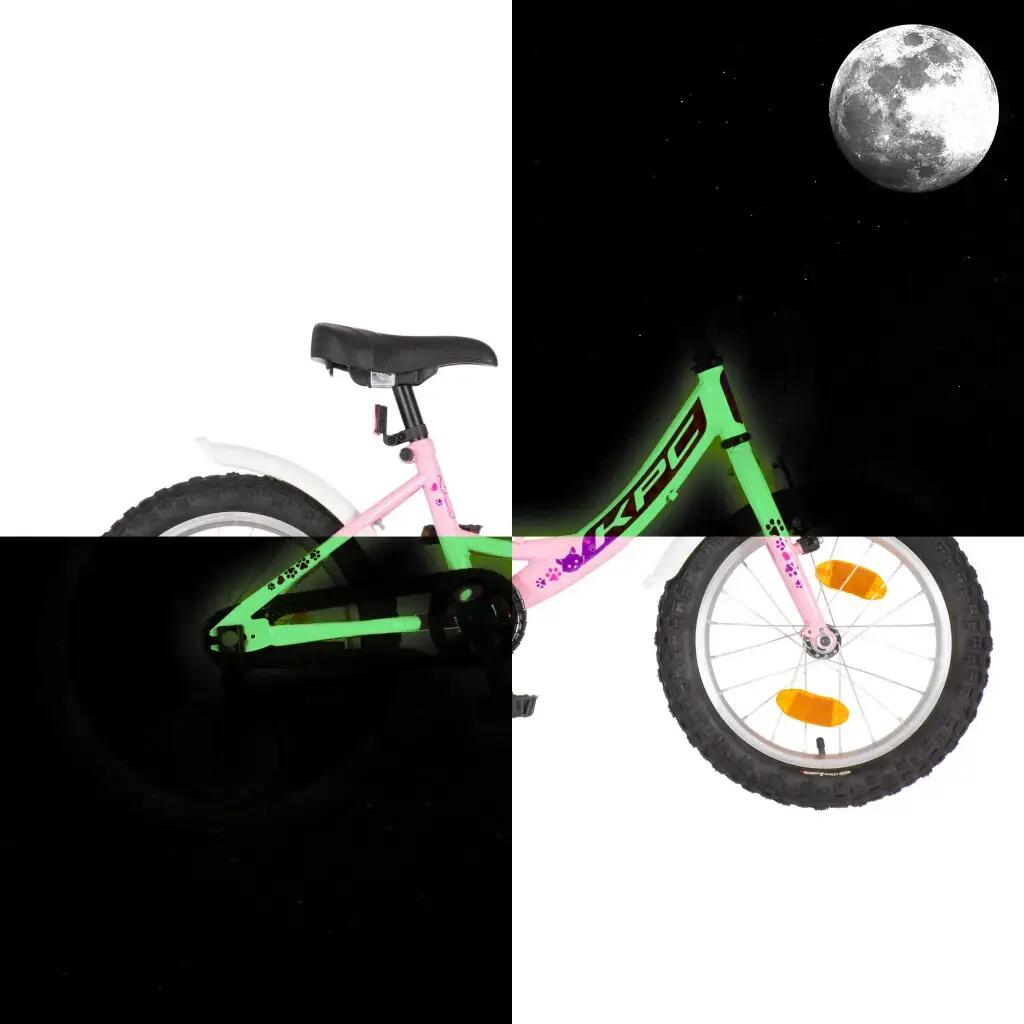 Gyermek kerékpár, világítós cicás 16 - Explorer FluoBike 3/7
