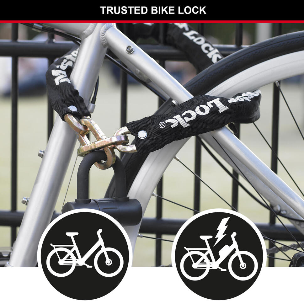 Zapięcie Rowerowe Masterlock Quantum 8234 Łańcuch 10Mm 40Mm 90Cm Kłódka
