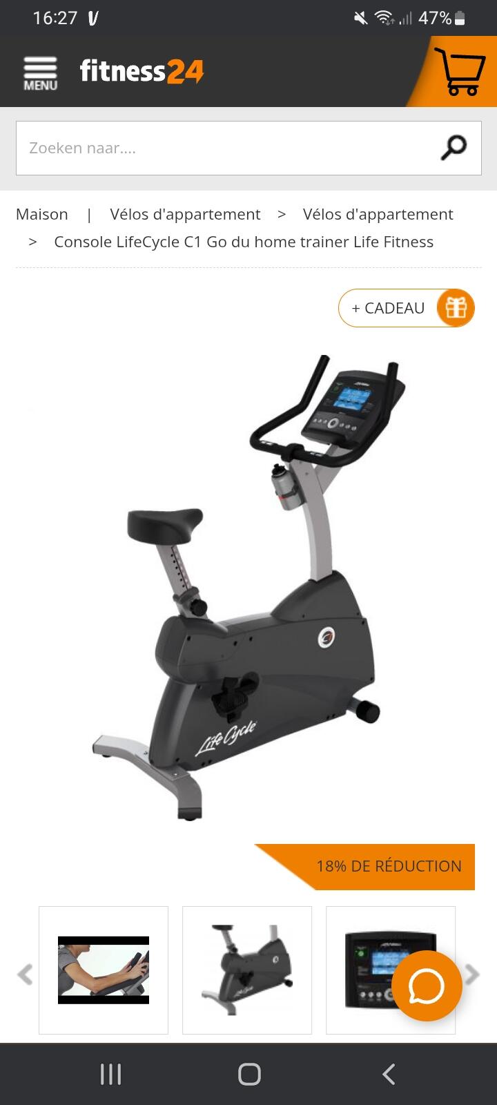 Entre Particuliers - Vélo d'appartement "life fitness" 3/6