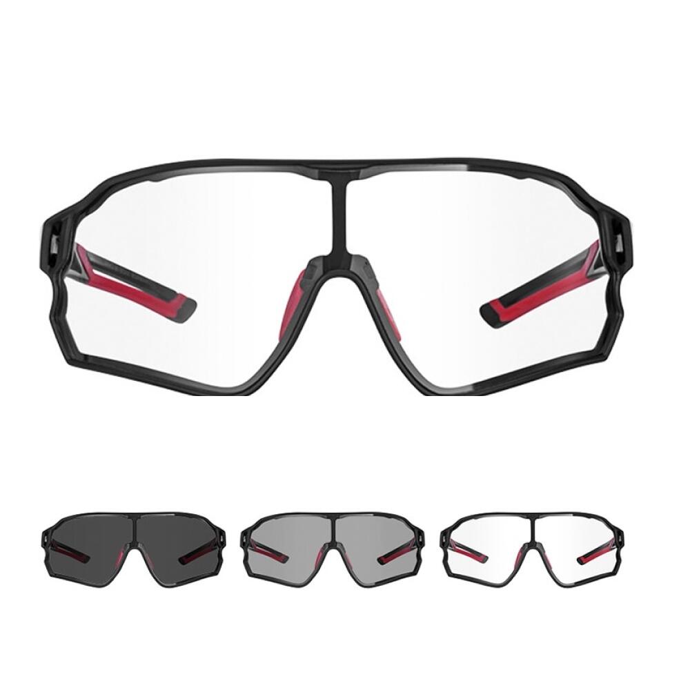 Lunettes Photochromiques De Sport - Verres Polarisés Anti-UV400, Adaptables à La Lumière, Pour Course, Vélo, Pêche - 4