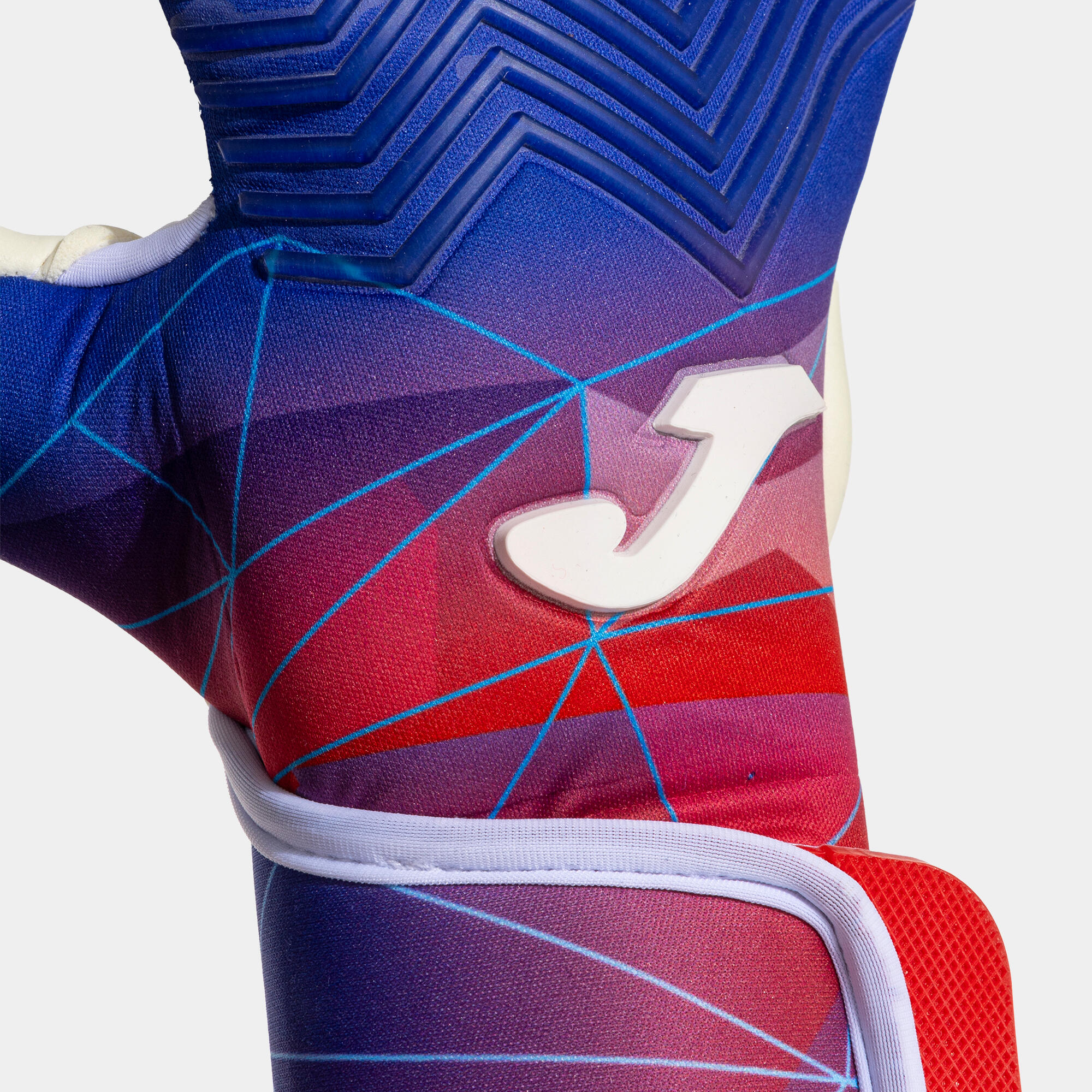 Guantes Portero Fútbol Adulto Joma Area 24 Rojo 3/5