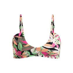 Haut de bikini brassière PRINTED BEACH CLASSICS Noir Femme