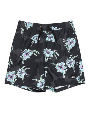 Short de bain EVERYDAY STRAIGHT VOLLEY YTH14" Noir Garçon