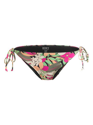 Bikinihose zum binden an der seite printed beach classics schwarz dames