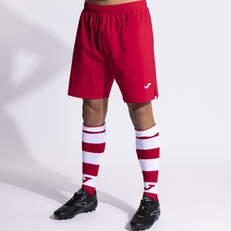 Pantaloni Scurți de Fotbal Joma Eurocopa III Roșii XL - Ușori și Respirabili