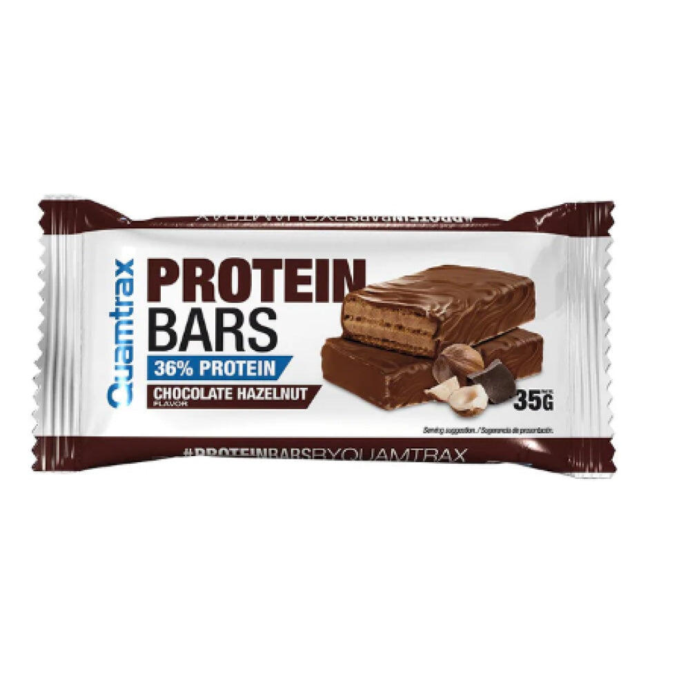 Quamtrax - Protein Bar - 35g Nuevo Chocolate  Avellanas De Quamtrax - Préparation Énergétique Poudre - No Size - Decathlon