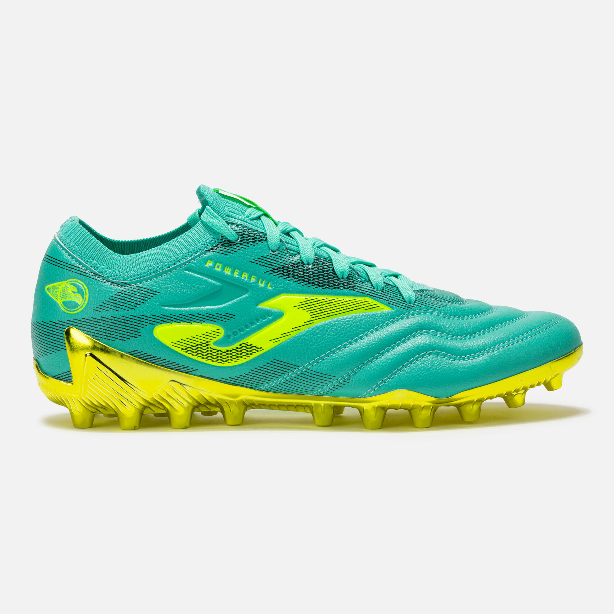 Joma - Chaussures Football Football Adulte Joma Powerful Cup 25 Ag Turquoise - Chaussures De Football - Bleu - 39 - Decathlon