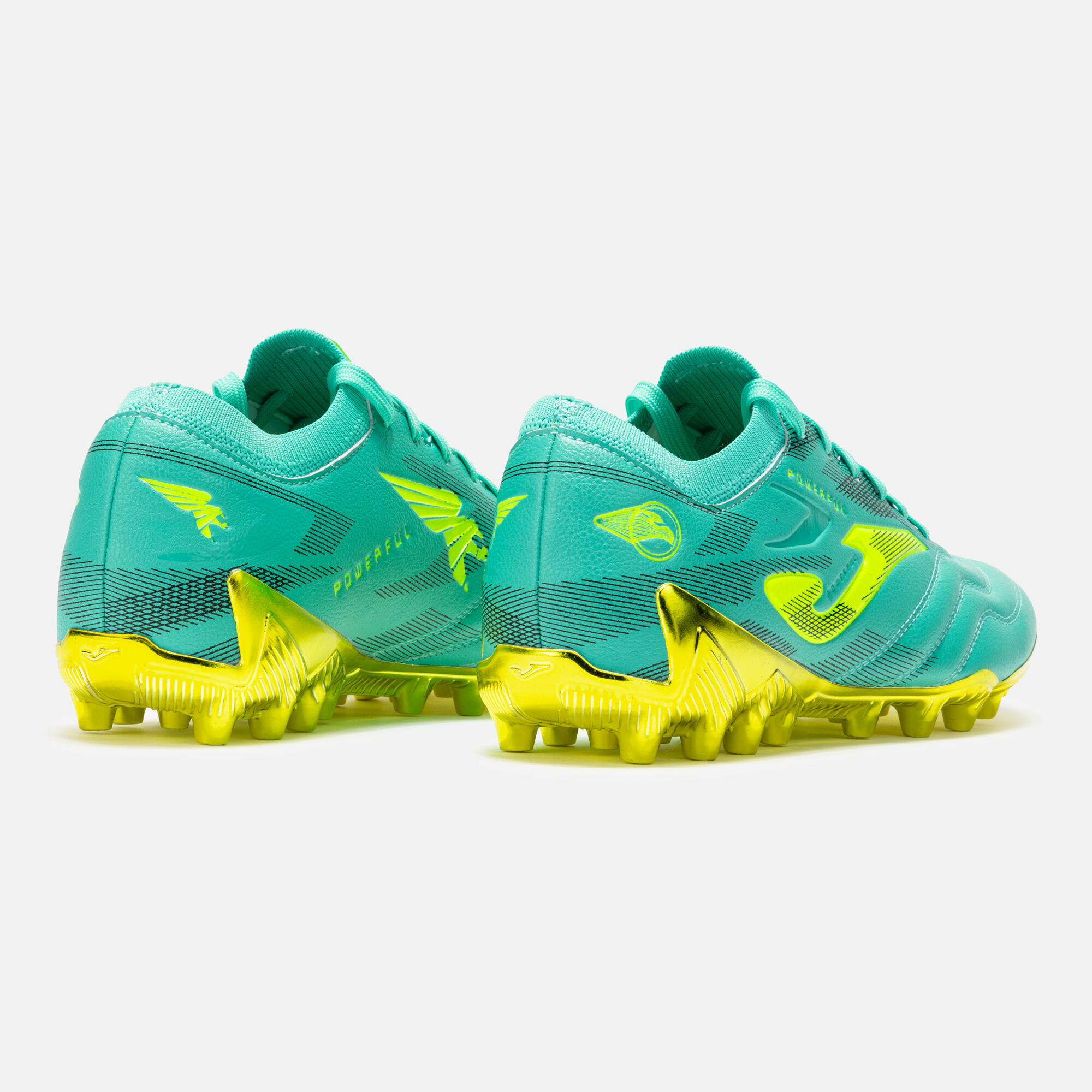 Chaussures Football Football Adulte Joma Powerful Cup 25 AG Turquoise 3/5
