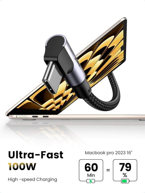 Cabo Swissten USB-C to USB-C 100W (2m) 4/7