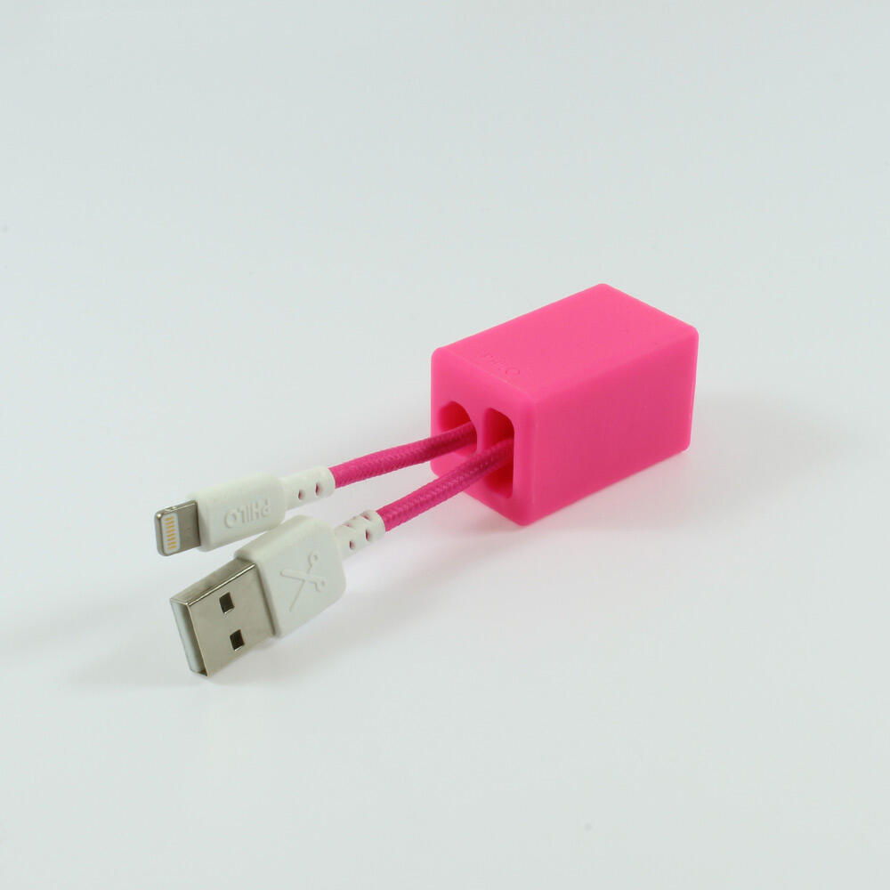 Cabo Philo Keychain Lightning Cable 20cm rosa 4/7