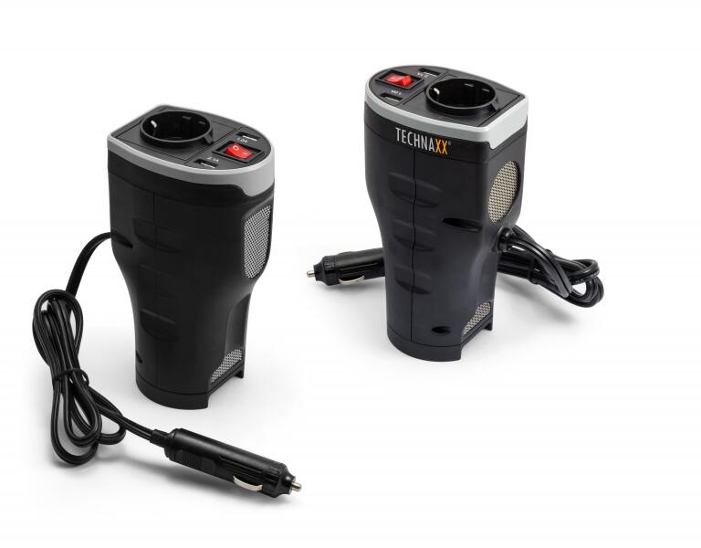 Carregador Technaxx Car Power Inverter with 2 USB Ports TE13 3/7