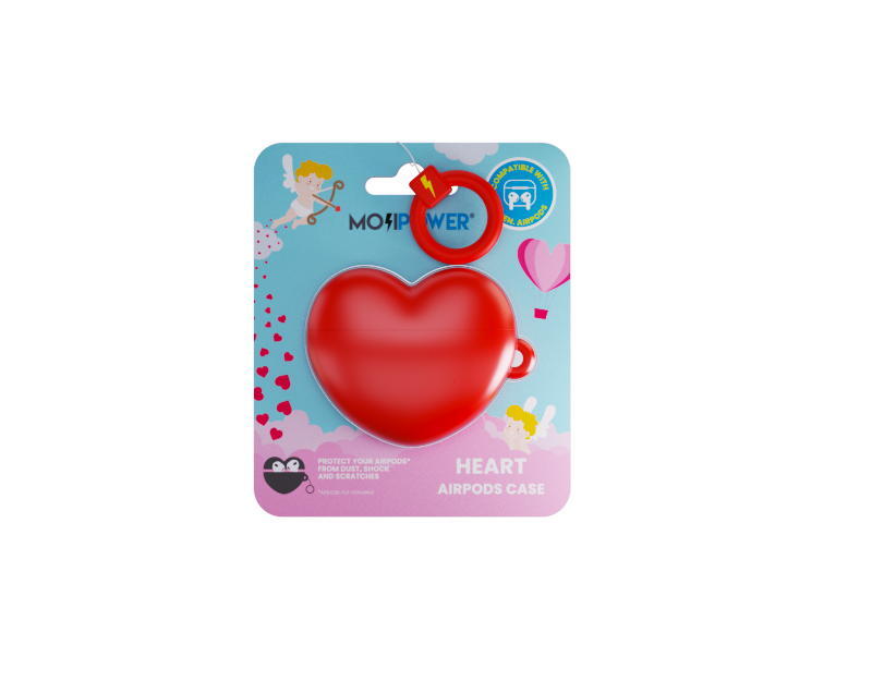 Mojipower - Bolsa para AirPods 3 (heart) 3/6