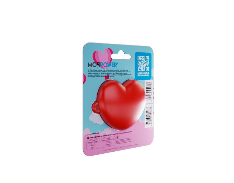 Mojipower - Bolsa para AirPods 3 (heart) 6/6