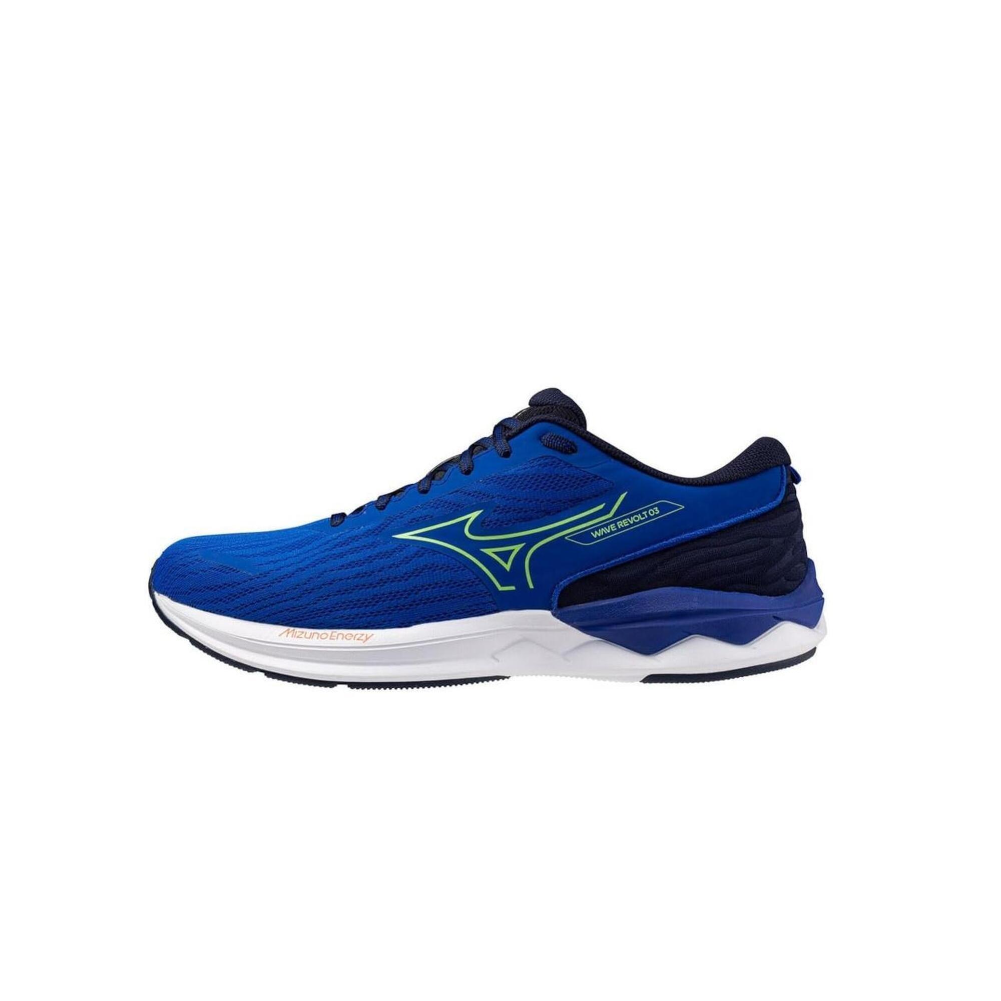 Sapatilhas para homem Mizuno Wave revolt Azul.