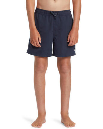 Schwimmshorts EVERYDAY SOLID VOLLEY 14" Schwarz Junge