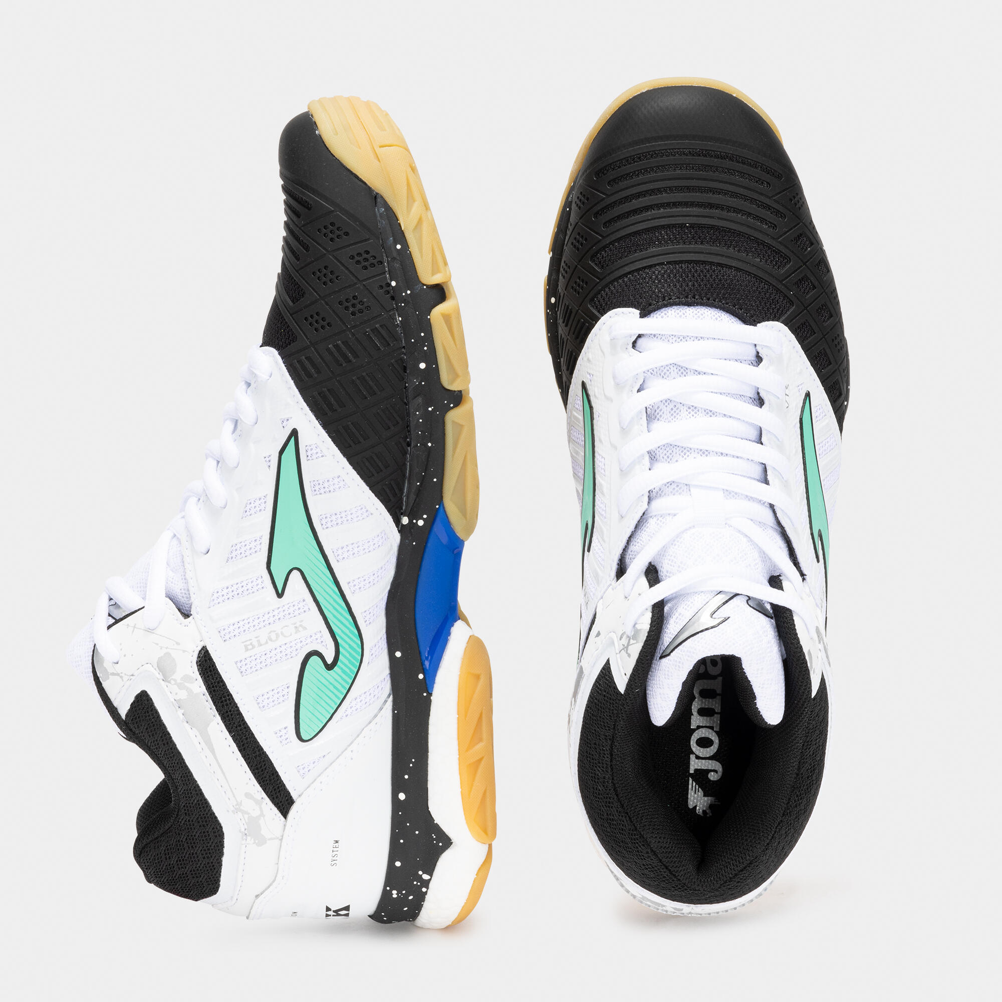 Chaussures Volley-Ball Homme Joma V.Blok Men 25 Blanc 2/3