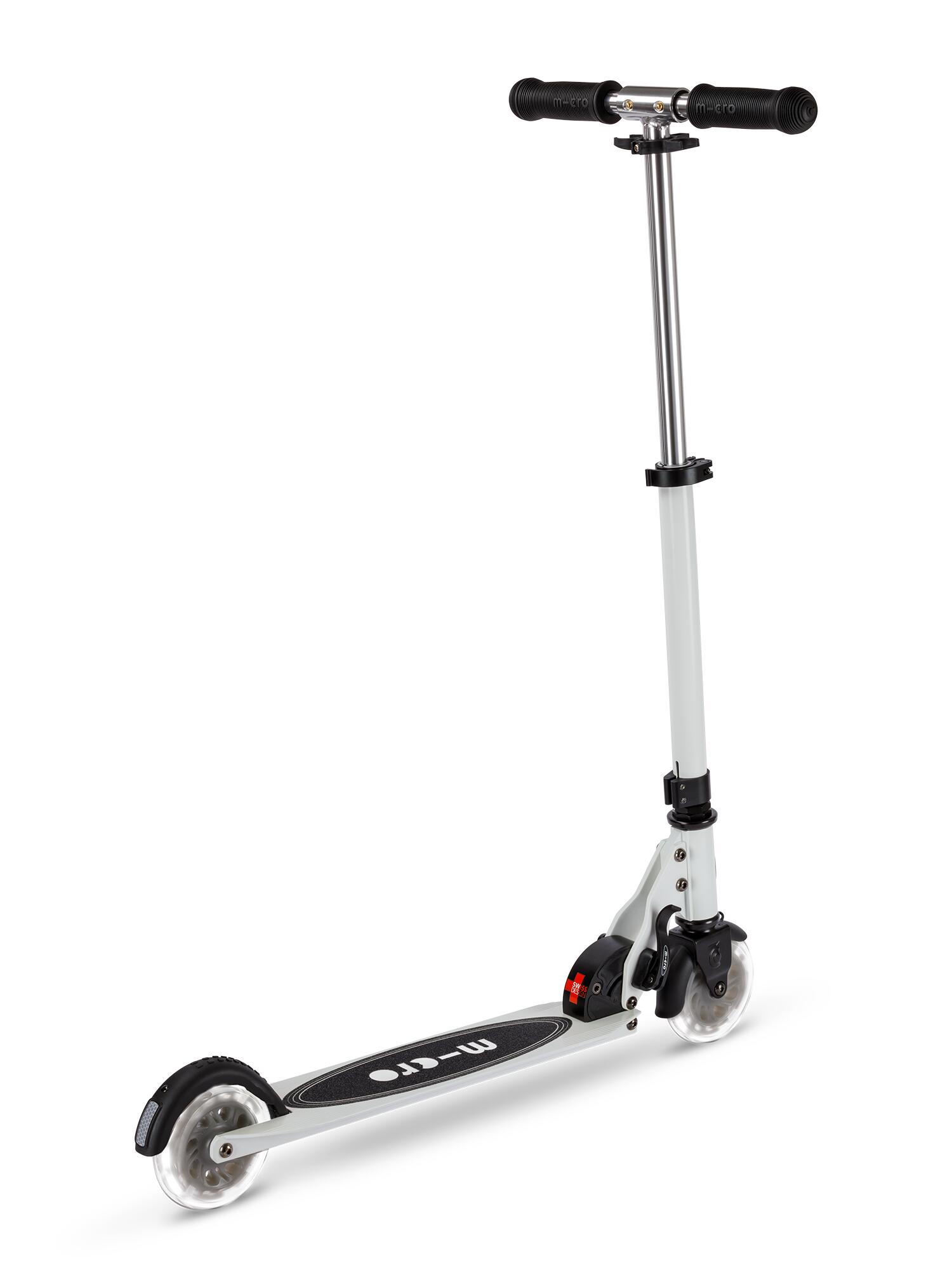 Patinete Micro Sprite Glow LED blanco 3/7